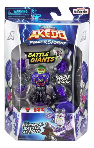 Akedo Powerstorm Battle Giants 1 Fig + Head + Control 14299b