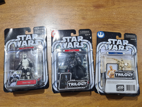 Lote Star Wars 3 Figuras The Original Trilogy Collection