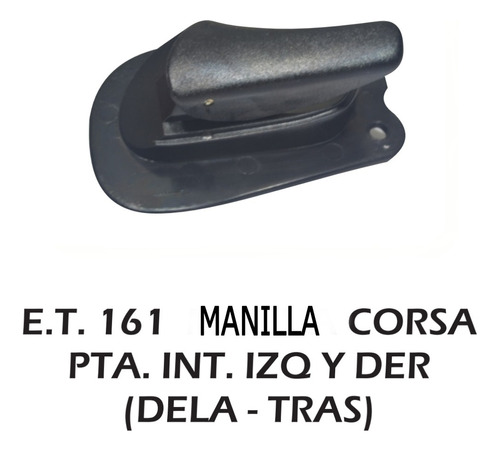 Manilla Interna De Corsa Delanteras Y Traseras.