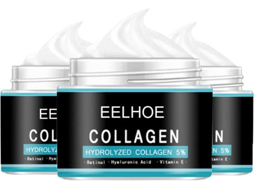 Kit 3 Creme Anti-envelhecimento Para Homens Com Colágeno Vit