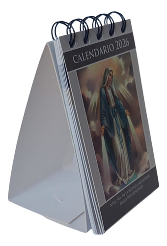 Calendario Religioso De Escritorio 2026 Virgen De La Medalla Milagrosa
