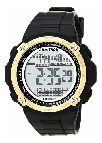Reloj Hombre Armitron 40-8468gbk Cuarzo Pulso Negro En