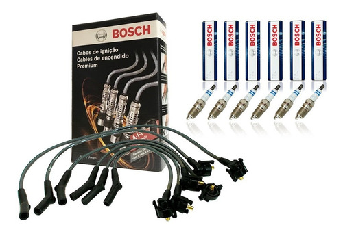 Jogo Cabos E Velas Ranger 4.0 Ohc 6 Cil 1994 95 96 97 Bosch