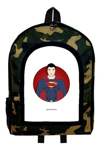 Mochila Camuflada Super Man Nueva Colección Modelo 92