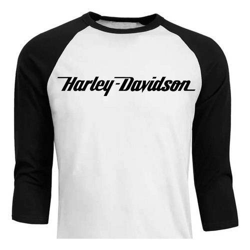 Harley Davidson - Motocicleta - Raglan - Polera (35)