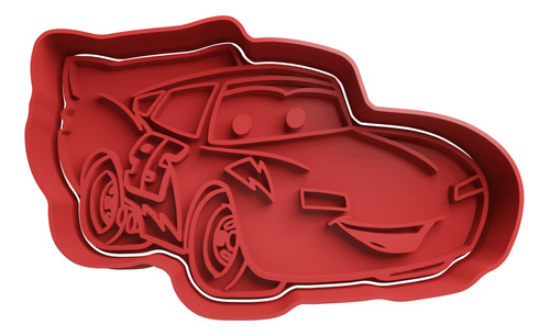  Cortador De Galletas Rayo Mcqueen 6cm