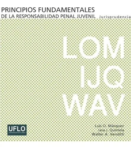 comprar Principios Fundamentales De La Responsabilidad Penal Juvenil