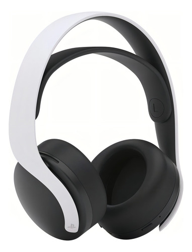 Fone De Ouvido Over-ear Gamer Sem Fio Playstation Pulse 3d Branco E Preto Branco/preto