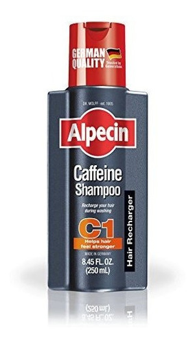 Alpecin C1, Cafeína Champú 12,68 Fl Oz, Cafeína Champú Para 
