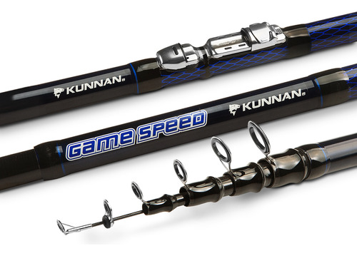 Caña Kunnan Silverside 4.50 Mts Telescopica Pejerrey Rio Color Azul
