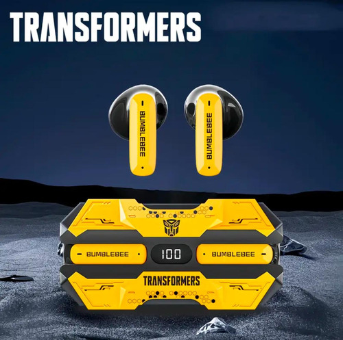Audífonos Inalámbricos Tws Transformers Tf-t51 Amarillo