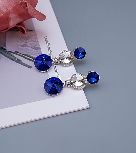 Conjunto De Joyas De Cristal Collar Y Aretes Para Novia