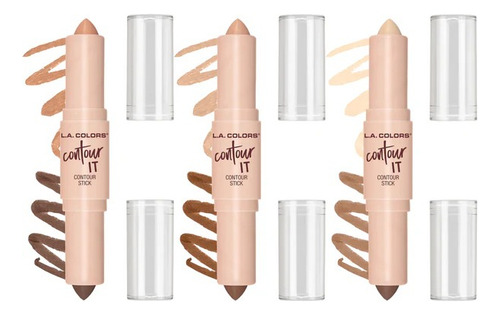 Contorno En Barra Contour It Stick La Colors Tono Del Maquillaje Neutral/medium