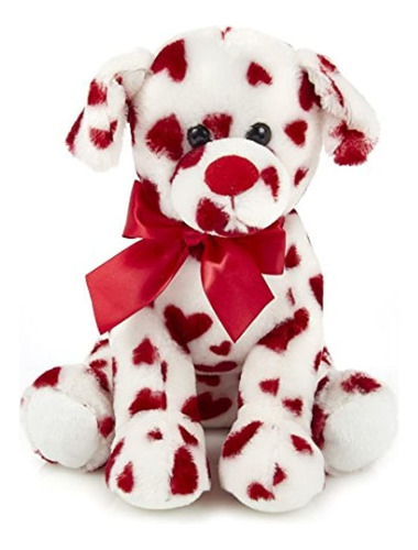 Peluche Animal Cachorro Con Corazones 12 Pulgadas