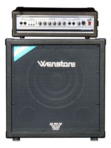 Amplificador Bajo Wenstone Be2200h Head + Caja B115 Eminence