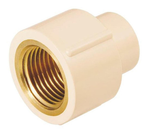 5 Pz Adaptador Conector Hembra Cpvc C/inserto Laton 1/2  Cnx