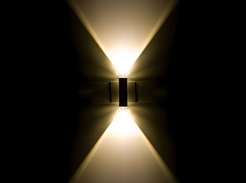 Arandela Led Facho Duplo Hall Entrada Fachada Escada Muro