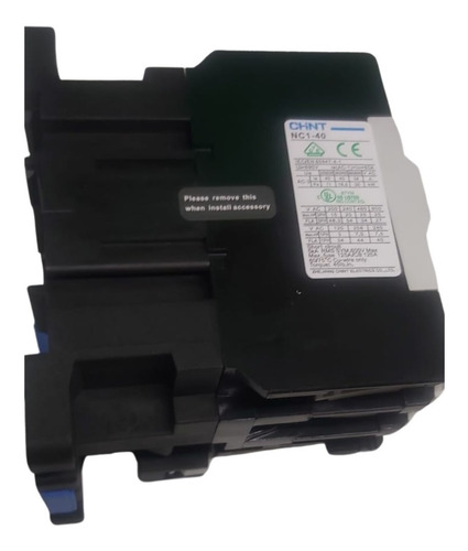 Contactor Trifásico 40a 3p+1na+1nc Ith=60a Chint Bobina 220