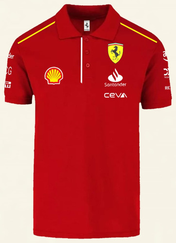 Playera Retro Stu Escudería Ferrari Team F1 2023* Hombre
