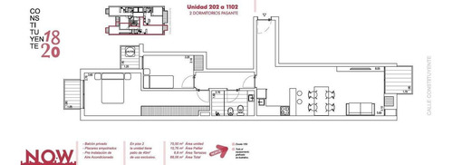 Imagen 2 de 9 de Apartamento En Venta De Dos Dormitorios Con 3 Terrazas En Cordón