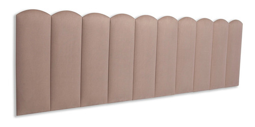 Cabeceira King Modulada Nuvem Cama Box 200 Cm X 60 Cm Cor Suede Bege