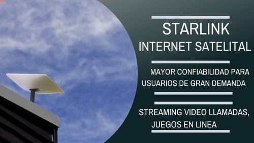 Kit Starlink Antena Satelital