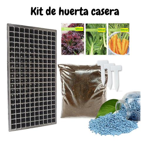 Kit De Siembra Huerta Casera X 3 Sobres