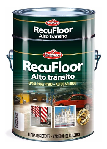 Pintura Esmalte Pisos Recufloor Alto Tránsito 1l Sinteplast