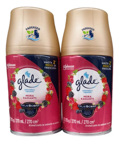 Glade Automático Repuesto X2und