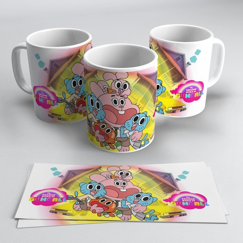 Taza Ceramica Sublimada El Increible Mundo De Gumball #597