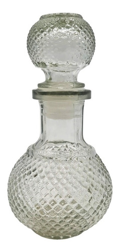 Botella Vidrio Vodka Whisky 250ml 17cm Alto Redonda