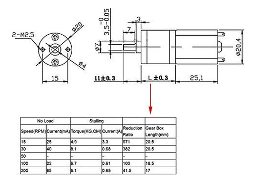 Motor De Engranajes Hilitand Dc 12v Reversible De Alta Reduc