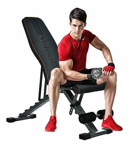 Bancos De Pesas - Yoleo Adjustable Folding Weight Bench (202