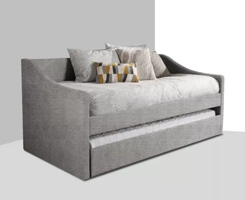 Remates Mx Sofa Cama Diamond Mueble Literas Litera Lino Gris