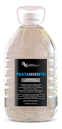 Tratamiento Shampoo Reestructurante 5 Ltrs