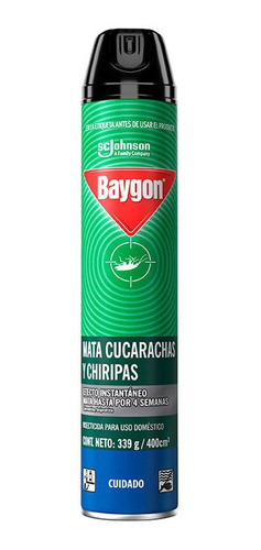 Insecticida Baygon Aerosol Mata Cucarachas 400 Ml