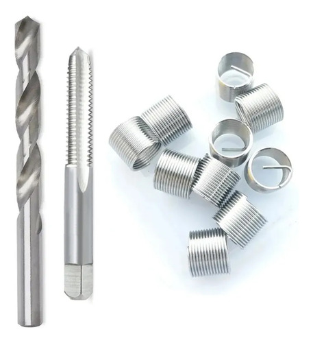 Kit Rosca Postiça M16 X 2,0 + Macho M16 X 2,0 + Broca Hss