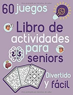 Libro De Actividades Para Seniors Divertido Y Fácil 60 Lmz1