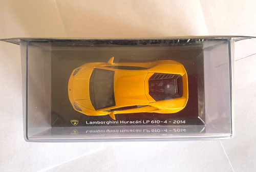 Auto A Escala 1:43 Lamborghini Huracán 2014 Col. Supercars Amarillo
