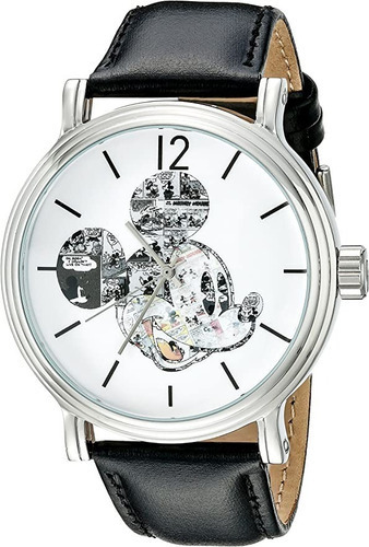 Reloj Hombre Disney Correa De Piel 44 Mm W002323