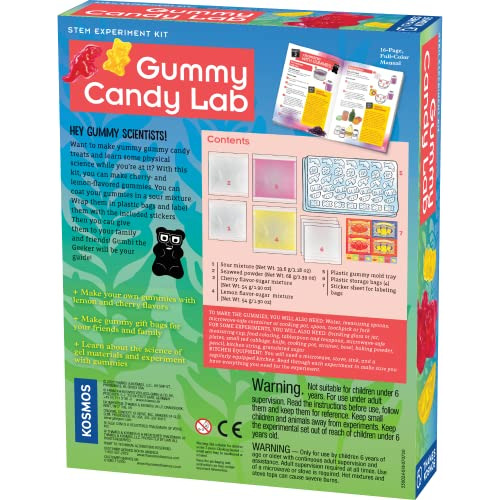 Kit De Ciencia De Laboratorio De Caramelos Gomosos