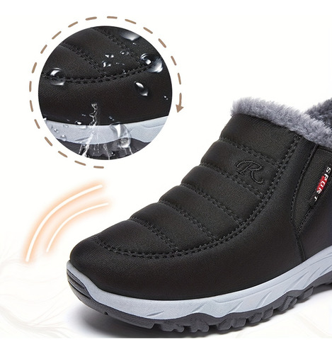 Zapatillas Antideslizantes Impermeables De Invierno Con Forr