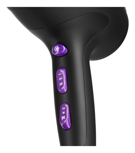 Imagen 5 de 5 de Secador de pelo Winco W94 negro 220V
