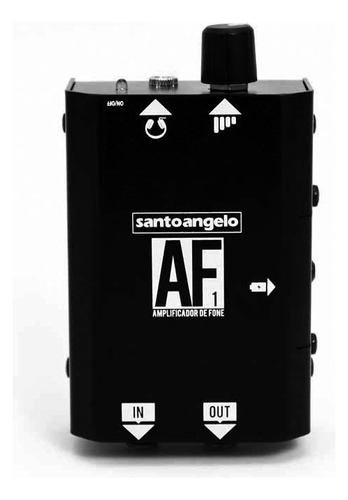 Amplificador Para Fone De Ouvido Af1 Preto - Pc0019
