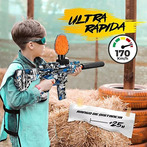Pistola De Hidrogel Eléctrica M4 Mini Premium Automatica