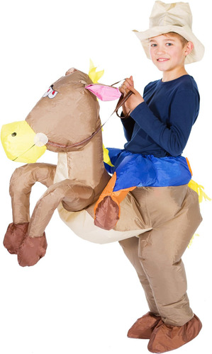 Disfraz De Vaquero Inflable Para Niños De Bodysocks (a Parti
