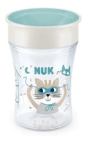 Vaso Nuk Bebe Magic Cup 250 Ml +8 Meses 360 Antigoteo