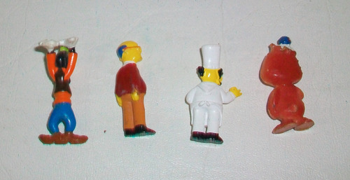 Muñequitos Chocolatines Jack -petete -goofy Ect Lote X 4 (Usado)