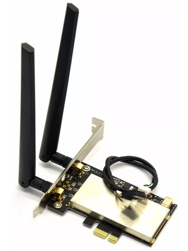 Placa Pci-e Wifi + Bluetooth Ar5b225 Para Desktop 2 Antenas