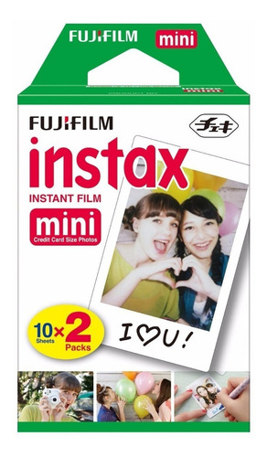 2 Rollos Fuji Instax Mini Instant Lomo Color Borde Blanco